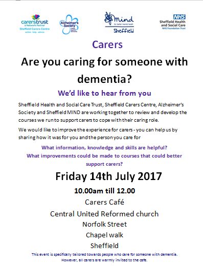 Carers event July 14th